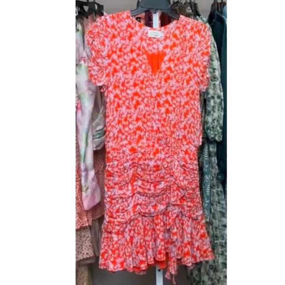Tanya Taylor Printed Zora Silk Dress Size 8 MSRP $495 - Picture 9 of 13